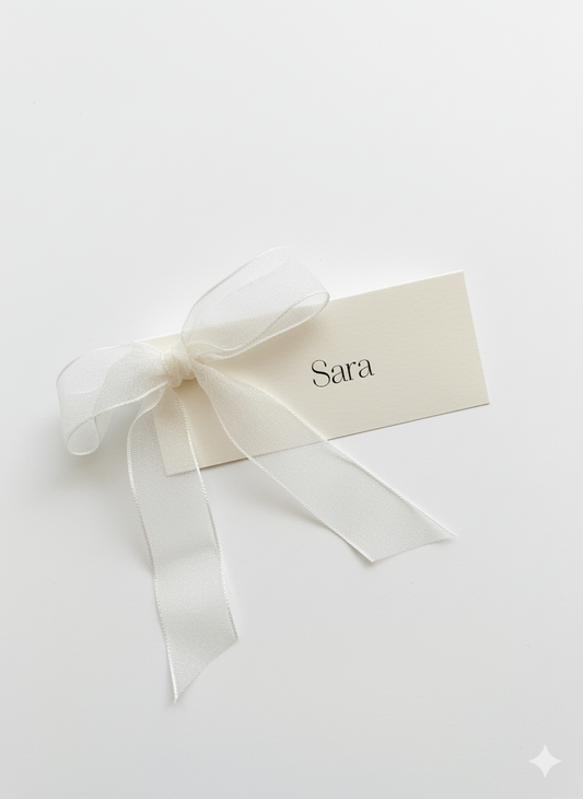 Marca sitio Claire (lazo perlado)